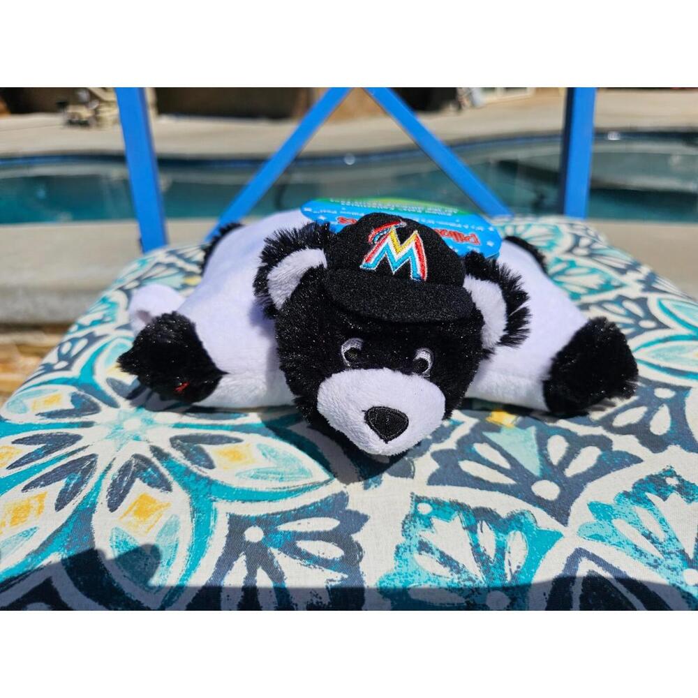 Official MLB Genuine Mini Pillow Pets Miami Marlins #7 Jose Reyes Player Bear